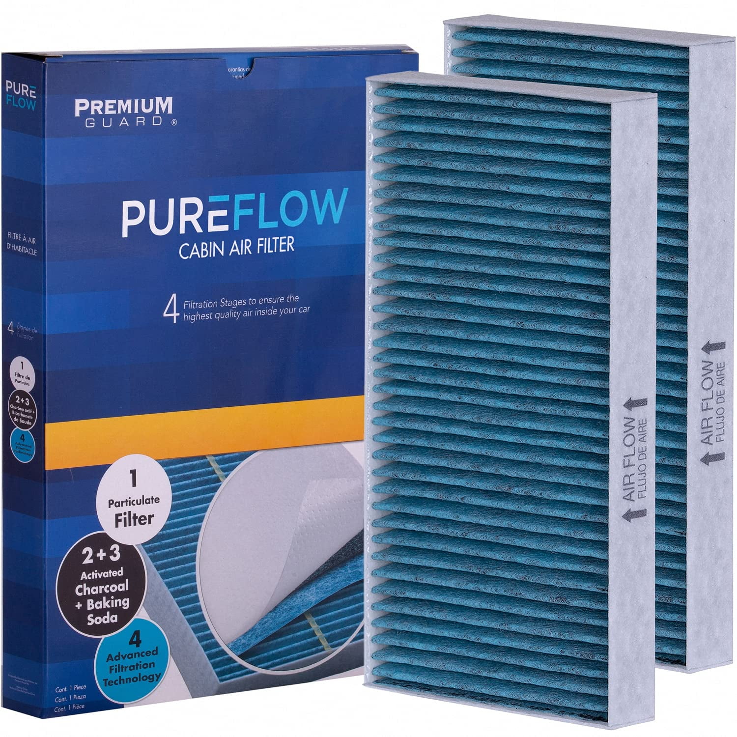 PG Cabin Air Filter PC9093X | Fits 2008-2013 Jeep Liberty, 2007-2012 Dodge Nitro