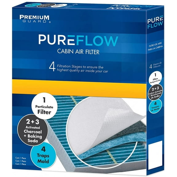 PG Cabin Air Filter PC99156X | Fits 2014-2019 Kia Soul, 2015-2020 Soul EV