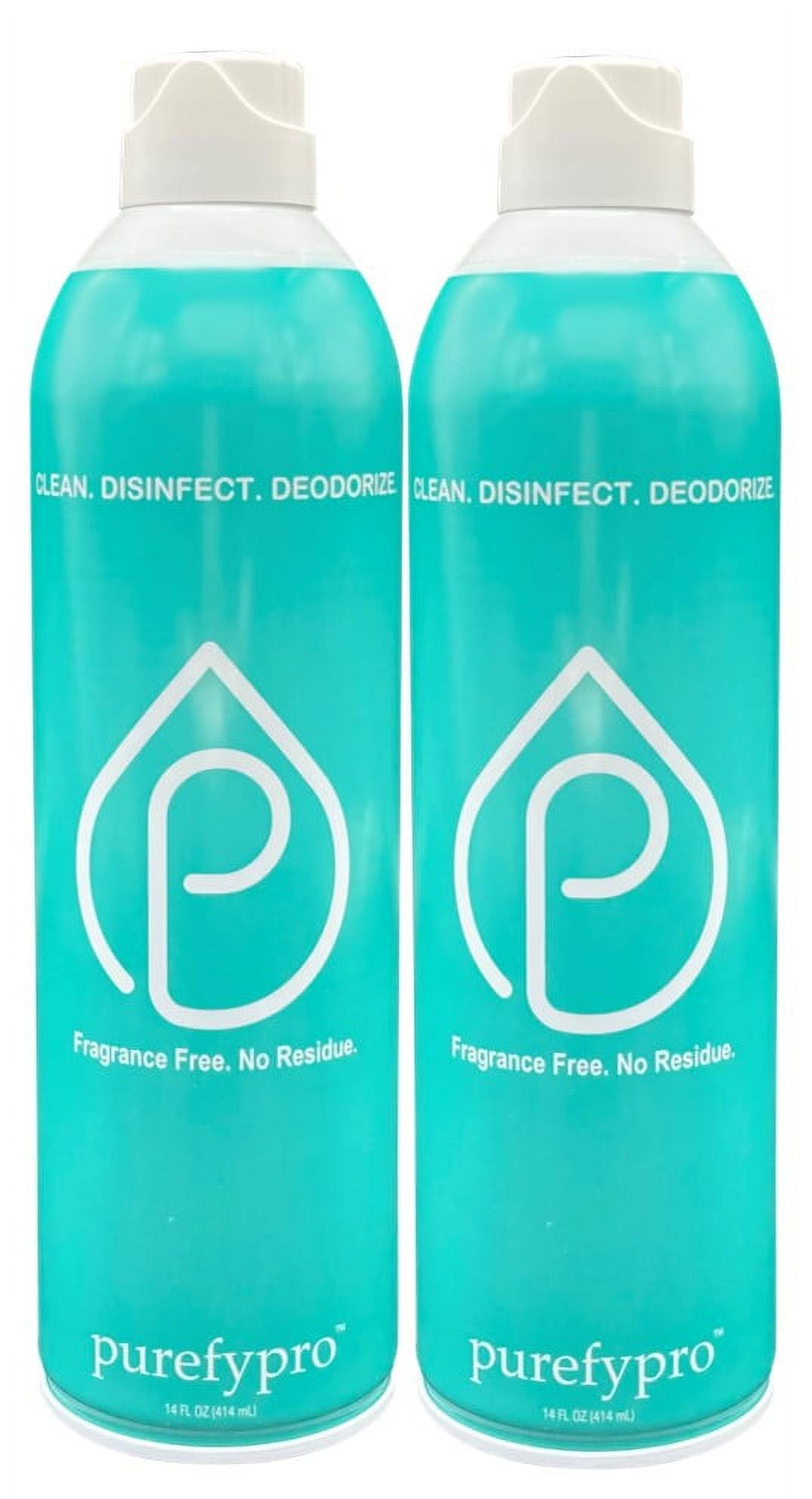 Purefypro Disinfectant Airesol Spray (14oz, 2 Pack) Eliminate 99.9999 Virus and Germs. Hospital