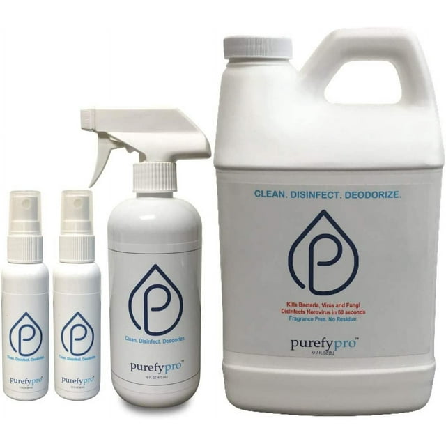 Purefypro Disinfectant Package Kills 99.9999 Viruses Norovirus, HIV