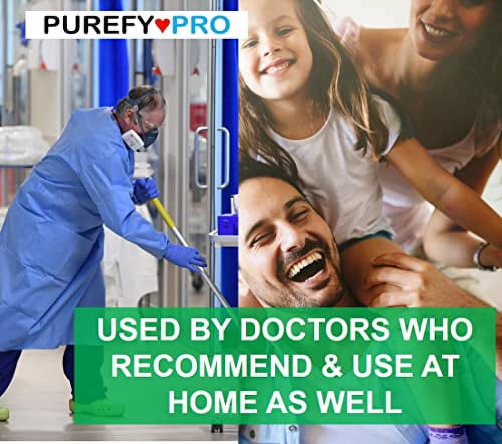 Purefypro Disinfectant Package Kills 99.9999 Viruses Norovirus, HIV