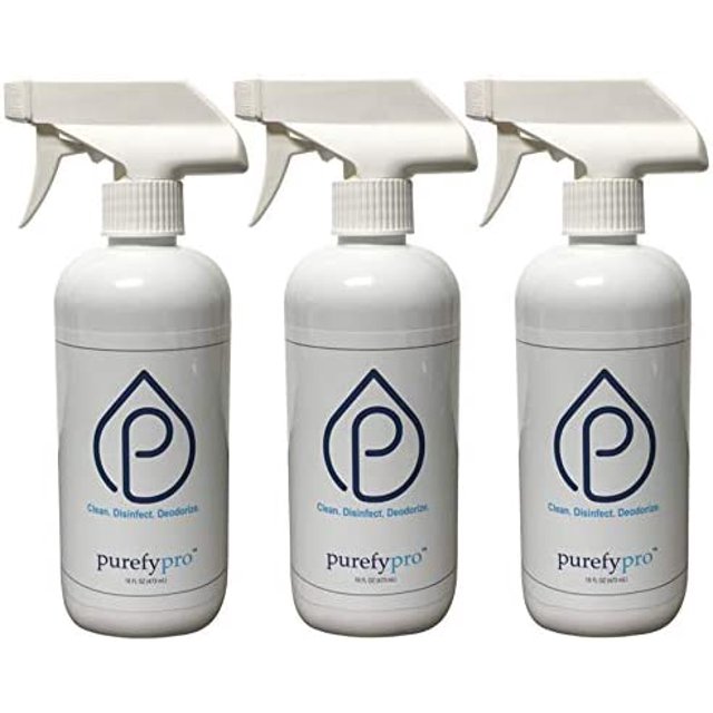 Purefypro Disinfectant Spray (16oz, 3pk) Eliminate 99.9999 Viruses