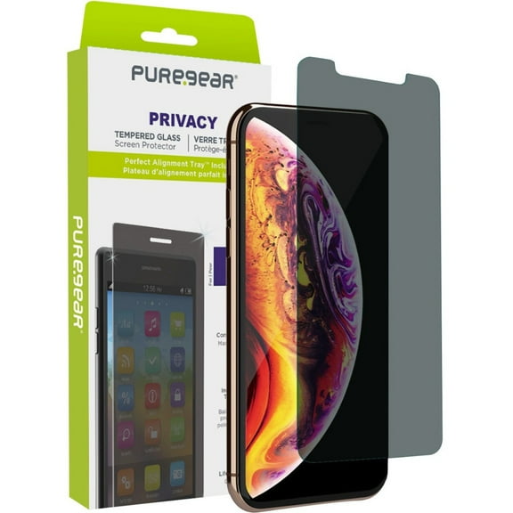 Puregear 62598pg Puregear Privacy Screen Protector Tinted Lcd Iphone Xs, Iphone X