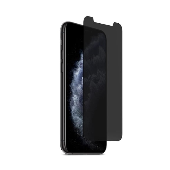 PureGear Privacy Tempered Glass Screen Protector for Apple iPhone 11 Pro Max, Installation Tray, Touch Sensitive, Case Friendly, Anti-fingerprint Coating, Lifetime Replacement, Protect Your Privacy