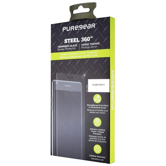 Puregear Steel 360 Tempered Glass Screen Protector For Google Pixel 4 - Clear