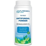 Puregen Labs Antifungal Talc-Free Powder with 2% Miconazole Nitrate for Common Fungal Infections, 3 oz (85g) - 1PK