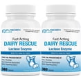 thumbnail image 1 of Puregen Labs Dairy Rescue Fast Acting Lactase Enzyme 9000 FCC - Lactose Intolerance Pills - 360 Tablets - 2PK, 1 of 8
