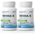 thumbnail image 1 of Puregen Labs Senna-S Natural Vegetable Laxative Plus Stool Softener Dual Action - Senna Plus | Gentle Dependable Overnight Relief of Occasional Constipation - 250 Tablets - 2PK, 1 of 8