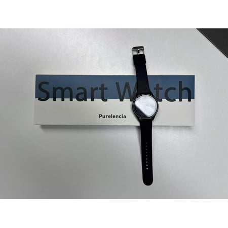 Purelencia Smart Watch for Men and Women, Bluetooth Call, Message Reminder, Large HD Display, Metal Body, Compatible with Android & iPhone