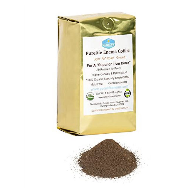 Purelife Enema Coffee Organic Light "Air" Roast Ground Lab