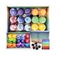 thumbnail image 1 of Purelis Chakra Healing Gemstones Bath Bombs Gift Set, 1 of 4