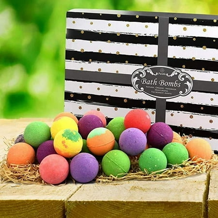 Purelis Natural Bath Bomb Gift Set for Kids; Women & Men