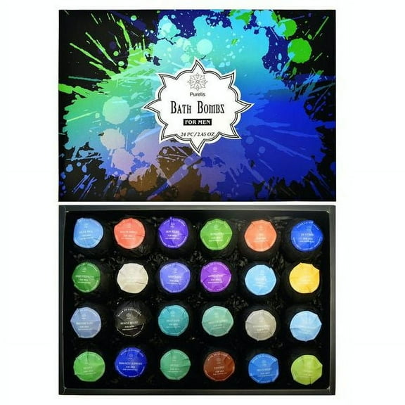Purelis Naturals Men's Bath Bomb Gift Set