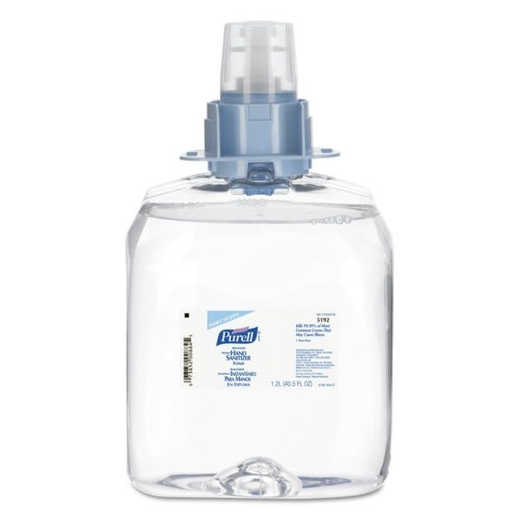 Purell 5192-03 FMX-12 Foam Instant Hand Sanitizer Refill, w/ Moisturizers, 1200 ml