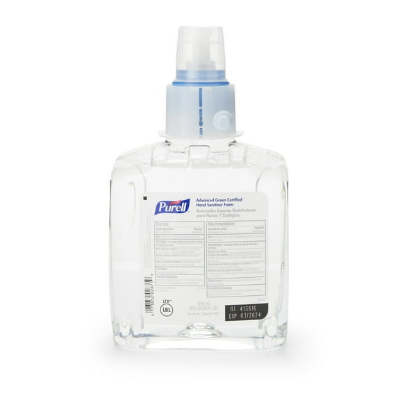 Purell Advanced Green Certified Ethyl Alcohol Alcohol Hand Sanitizer 1,200 mL Refill Bottle 2 Ct