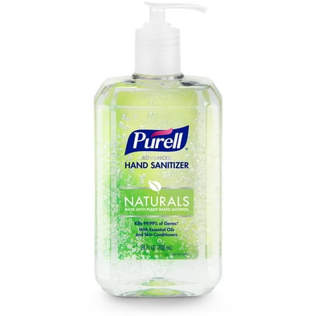 PURELL® Advanced Hand Sanitizer Gel, Naturals, 24 oz Pump Bottle (Adult)