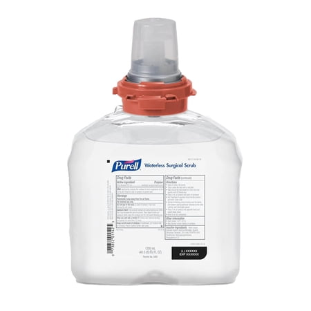 Purell Gel Waterless Surgical Scrub Dispenser Refill Bottle 1,200 mL 5485-04 1 Ct