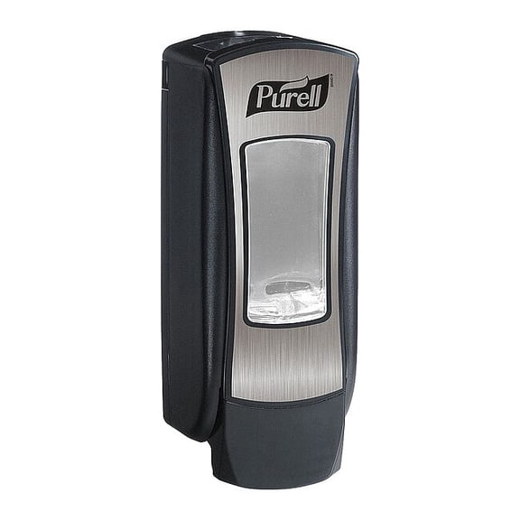 Purell ADX-12 Dispenser, UV Resistant, Push-Style, 1250mL, Black 8828-06-UV