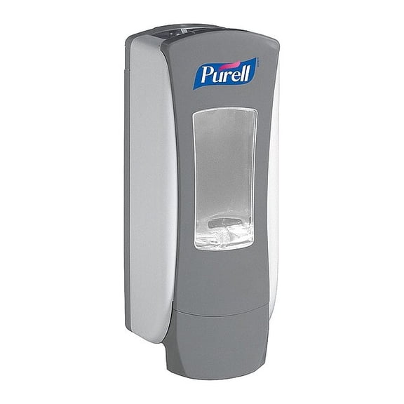 Purell ADX-12 Dispenser, UV Resistant, Push-Style, 1250mL, Gray 8824-06-UV