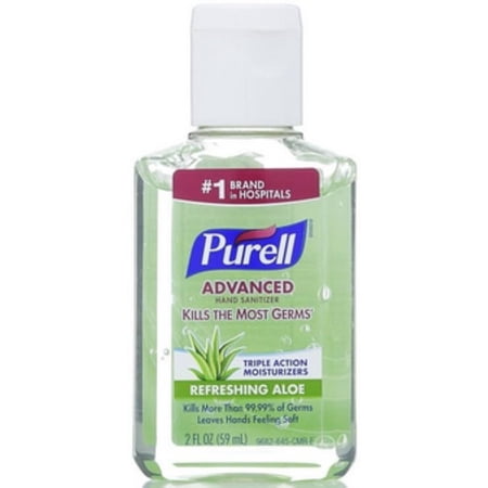 Purell Hand Sanitizer with Aloe 2 oz (Pack of 2)