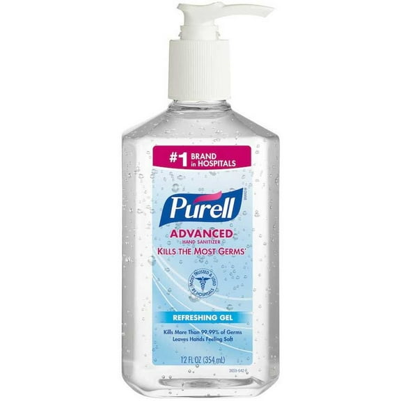 Purell Instant Hand Sanitizer Gel, 12 Ounce -- 12 per Case.