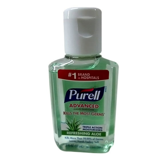 Purell Instant Hand Sanitizer With Aloe And Vitamin E, 2 Oz..