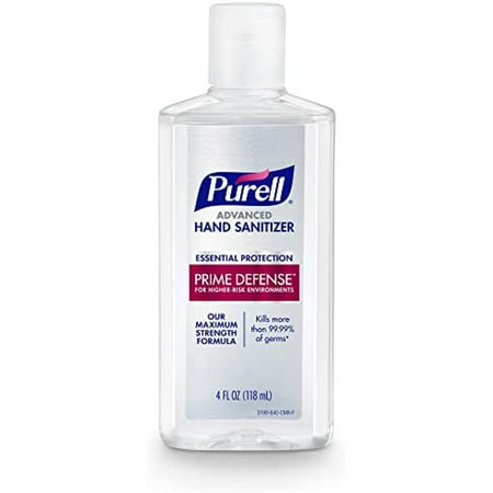 Purell Prime Defense Advanced Hand Sanitizer, Essential Protection, 4 Oz