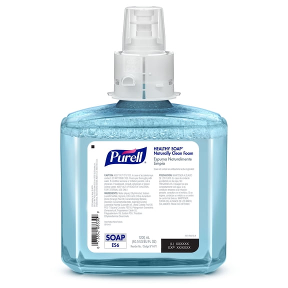 PURELL, GOJ647102, Professional Healthy Soap ES6 Professional Foam Soap, 2 / Carton, Blue, 40.6 fl oz (1200 mL)
