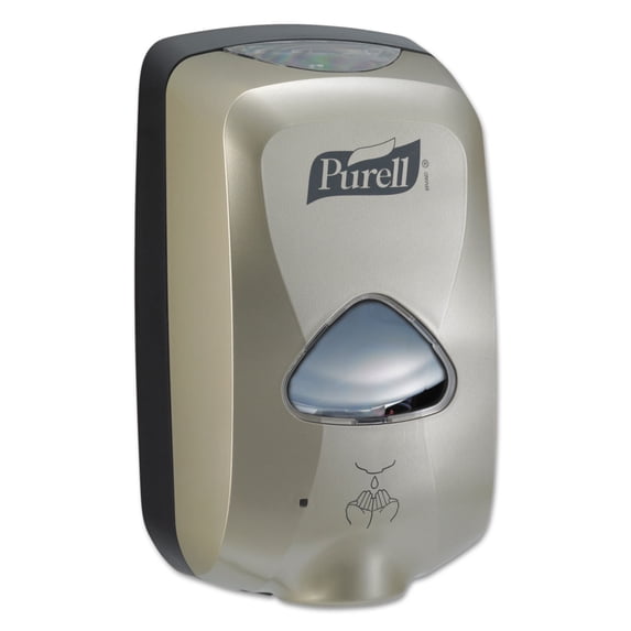 PURELL TFX Touch Free Dispenser, 1200mL, Nickel