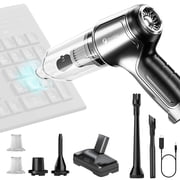 Purely C105 Keyboard Cleaner, Compressed air Duster & Vacuum Cleaner, 35000RPM Rechargeable Cordless Air Blower, Brushless Motor, Electric Devices Cleaning Kit