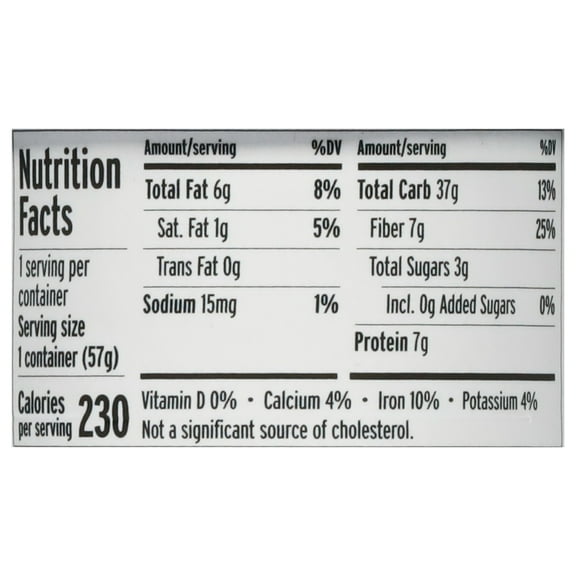 Purely Elizabeth No Sugar Added Recipe No. 06 Superfood Apple Cinnamon Pecan Instant Oatmeal 2 oz