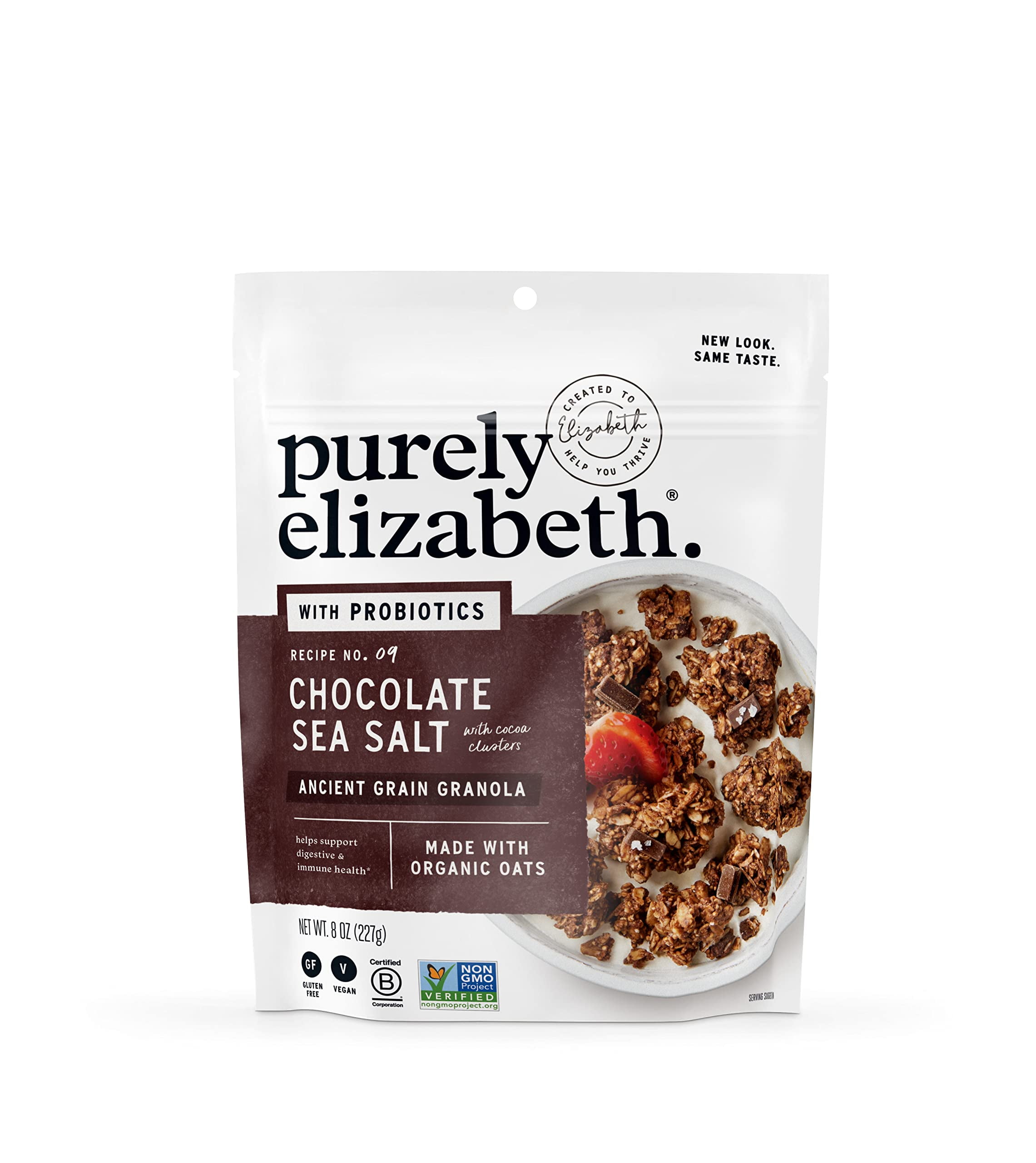 Purely Elizabeth Chocolate Sea Salt Probiotic Granola - 8oz