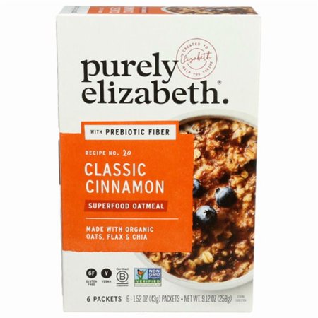 2X - Purely Elizabeth Cinnamon Oatmeal 6 x 1.52 oz