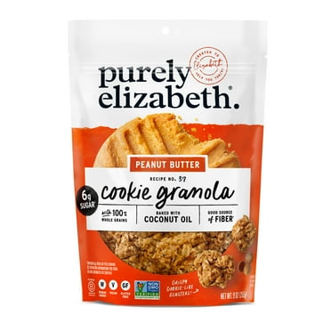Purely Elizabeth Cookie Granola, Peanut Butter, Gluten-Free, 9 oz Bag