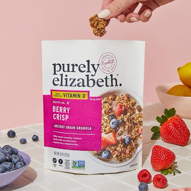 Purely Elizabeth Gluten Free Ancient Grain Granola SaltySweet Crunchy