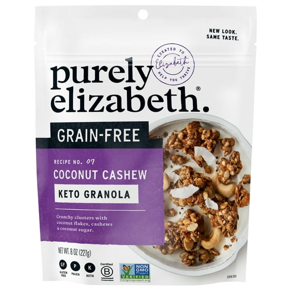 Purely Elizabeth Granola Grain-Free Coconut 8 oz (Pack Of 6)