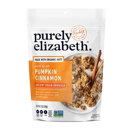 Purely Elizabeth Pumpkin Cinnamon Ancient Grain Granola, 12 oz Bag