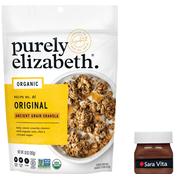 Purely Elizabeth Organic Ancient Grain Granola, Original, 10 oz Bag