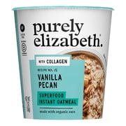 Purely Elizabeth Gluten-Free Superfood Oatmeal, Vanilla Pecan, 2 oz Cup