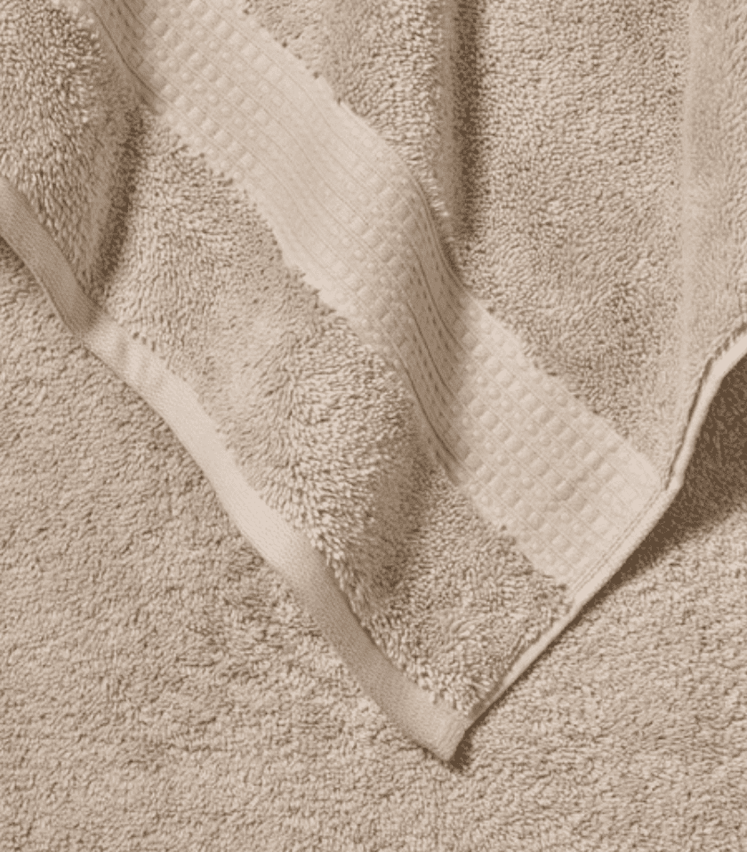 Purely Indulgent 100% Hygrocotton Towel 4 Piece Hand Towel Wash Cloth Oxford Tan