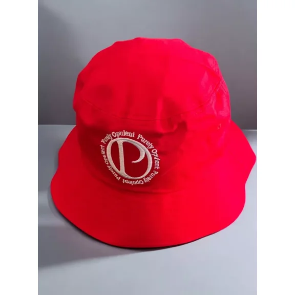 Purely Opulent Bucket Hat “Ring" - Red