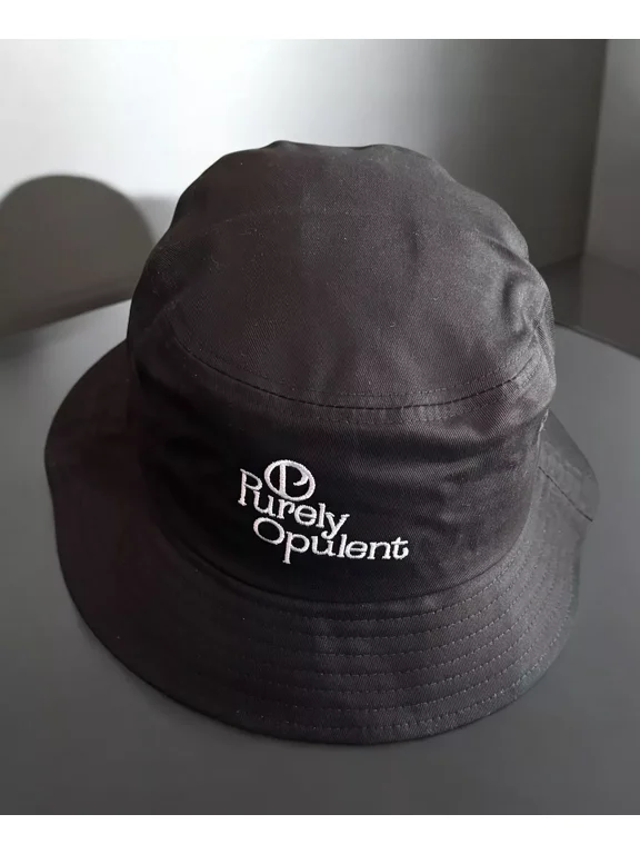 Bucket Hat "Stacked" - Black