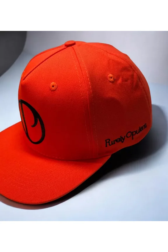 Snapback Branded Icon" - Red w/ Black