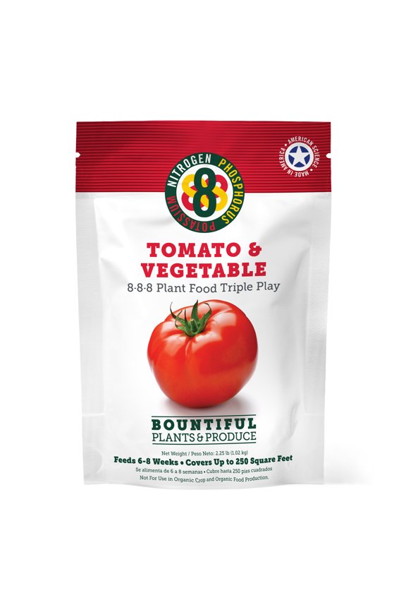 Tomato and Vegetable 8-8-8 Plant Food Triple Play, Granular Fertilizer 2.25 lb