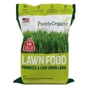 Purely Organic Products Lawn Food 10-0-2 Granular Fertilizer, 25 Lb, Covers 6250 Sq Ft
