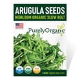 thumbnail image 1 of Purely Organic Products Purely Organic Heirloom Arugula Seeds (Slow Bolt) - Approx 500 Seeds, 1 of 6