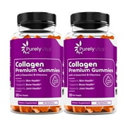 Purely Vital Collagen Gummies Pro Formula Advanced Skin, Hair & Joint Support 120 Count