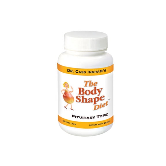 Purely Wild Body Shape Diet Pituitary Type Formula - Whole Food Glandular Support with Royal Jelly, Wild Oregano, and Chaga - 90 Capsules