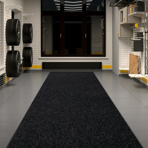 PurelyGoods 47.6*35.2*0.06in Runner Rug 2 x 8, 2 x 10 ft Hallway Non Slip Rubber Back Rugs for Kitchen Indoor,PVC Material,Waterproof and Easy to Clean,Versatile Applications,Multi color
