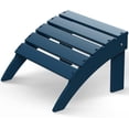 thumbnail image 1 of SONGMY Adirondack-Ottoman | Folding | HDPE Plastic | Outdoor Footrest | All Weather | Foot Rest | Foot Stool | Blue | for Adirondack Chair | for Patio Backyard Pool, 1 of 7